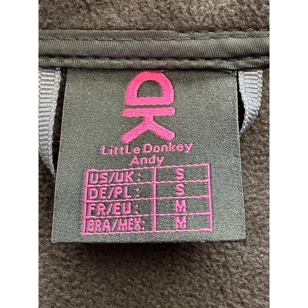 Little Donkey‎ Andy Womens Puffer Hybrid Vest Gray Quilted Insulated Small